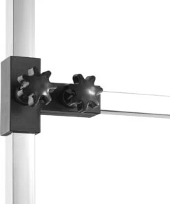 Tectake - Honden Trimtafel Met Twee Lussen - Zwart/zilver- 402893 -Dieren Product Winkel 1003x1200 1