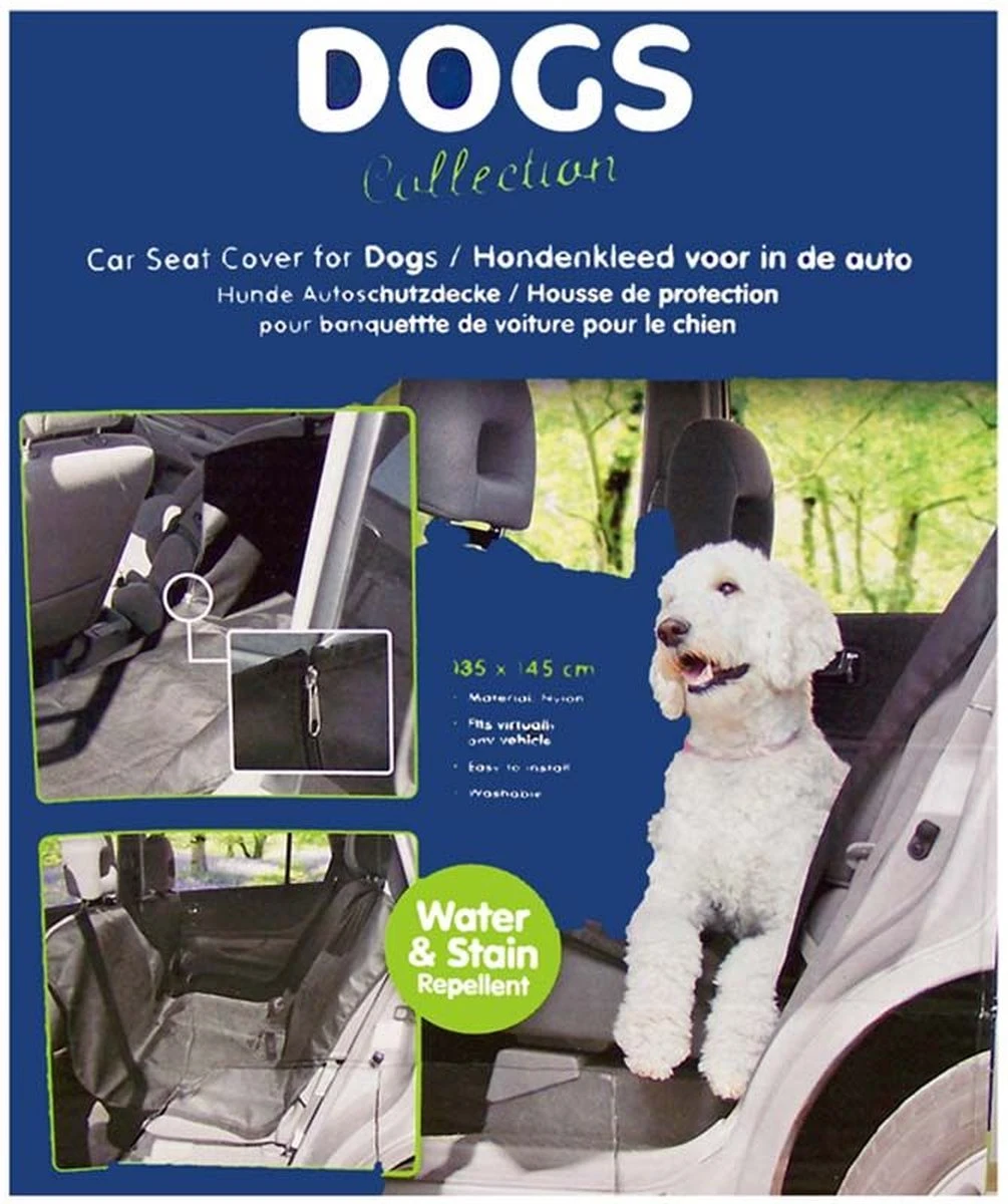 Dogs Collection- Achterbankbeschermhoes - 135 X 145 3 Dogs Collection- Achterbankbeschermhoes - 135 X 145 - Afbeelding 3