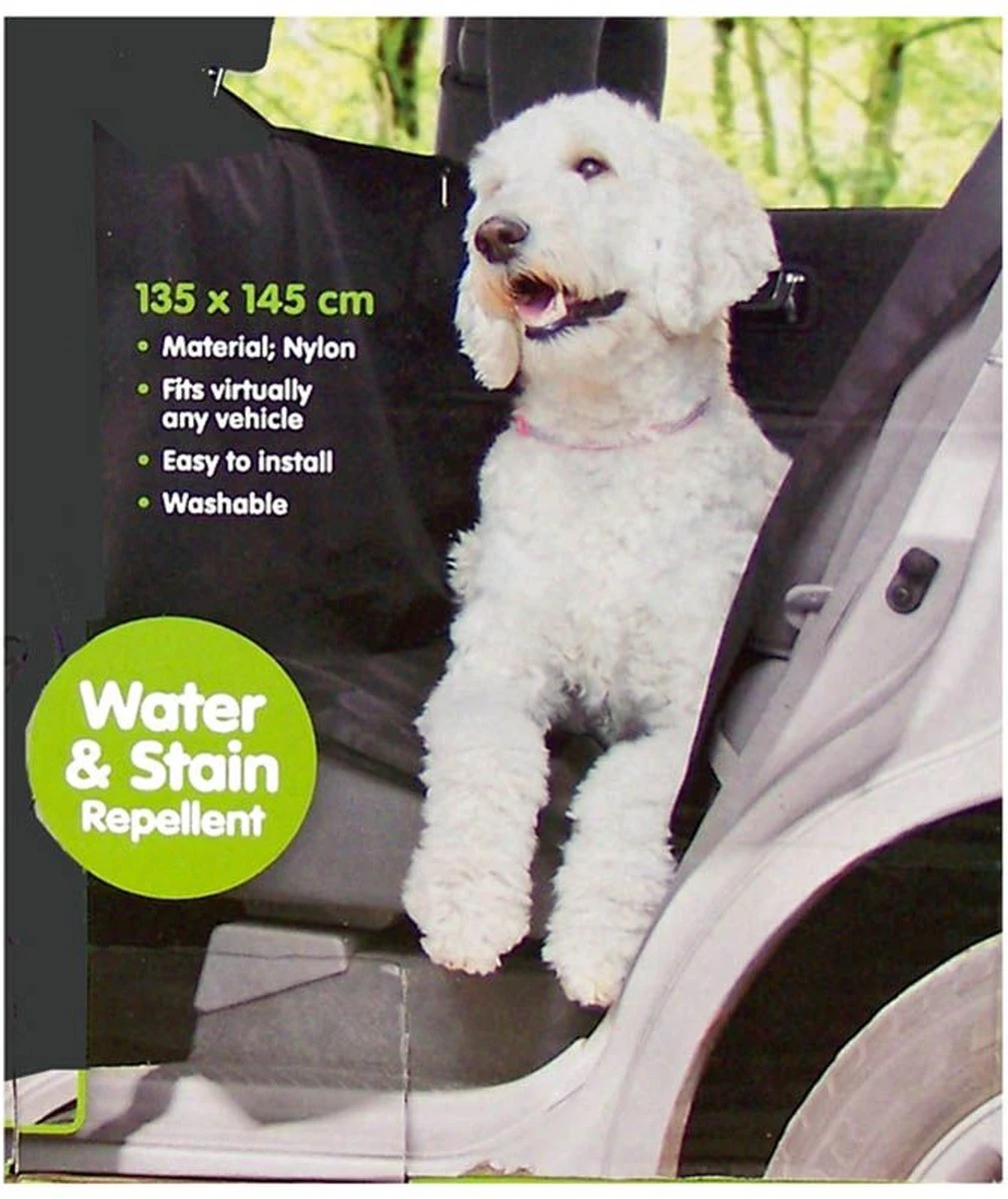 Dogs Collection- Achterbankbeschermhoes - 135 X 145 2 Dogs Collection- Achterbankbeschermhoes - 135 X 145 - Afbeelding 2