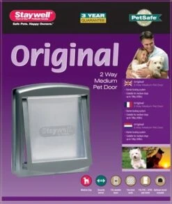 Petsafe 757 Hondenluik - Medium - Zilver/Tranparant -Dieren Product Winkel 1010x1200 5