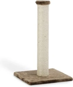 Beeztees Gina - Krabpaal - Bruin - 34x34x60 Cm