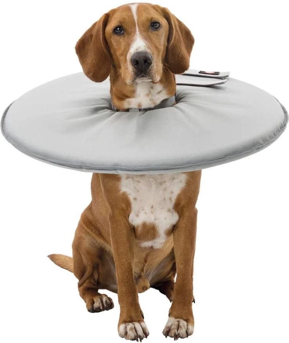 Trixie Beschermkraag Schuimrubber Grijs 2 Trixie Beschermkraag Schuimrubber Grijs - Afbeelding 2