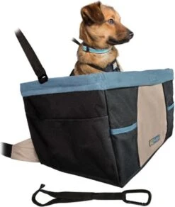 Kurgo Rover Booster Seat - Verhoogde Autostoel Met Eenvoudige Bevestiging Voor Kleine Honden Tot 13kg - Zwart/Blauw 30x40x20cm 17 Kurgo Rover Booster Seat - Verhoogde Autostoel Met Eenvoudige Bevestiging Voor Kleine Honden Tot 13kg - Zwart/Blauw 30x40x20cm -Dieren Product Winkel 1014x1200 4