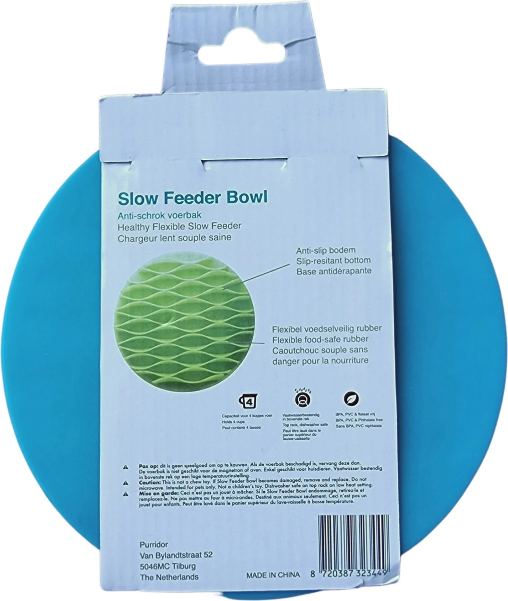 Purridor Anti Schrokbak Kat - Voerbak Voor Katten - Slow Feeder - Voerpuzzel - BPA & PVC Vrij - Vaatwasserbestendig - 19cm Doorsnee 4 Purridor Anti Schrokbak Kat - Voerbak Voor Katten - Slow Feeder - Voerpuzzel - BPA & PVC Vrij - Vaatwasserbestendig - 19cm Doorsnee - Afbeelding 4