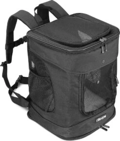 Cadoca Hondenrugzak - Tot 12kg Draagcomfort Verstelbaar - Zwart