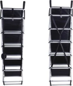 Hondentrap Auto Voor Grote En Kleine Honden PRIORPET - Oplichtende Markering - Opvouwbare Autotrap Voor Stijve Gewrichten - Hondenloopplank Geschikt Voor Alle Auto's - Antislip - 6 Treden -Dieren Product Winkel 1022x1200 2