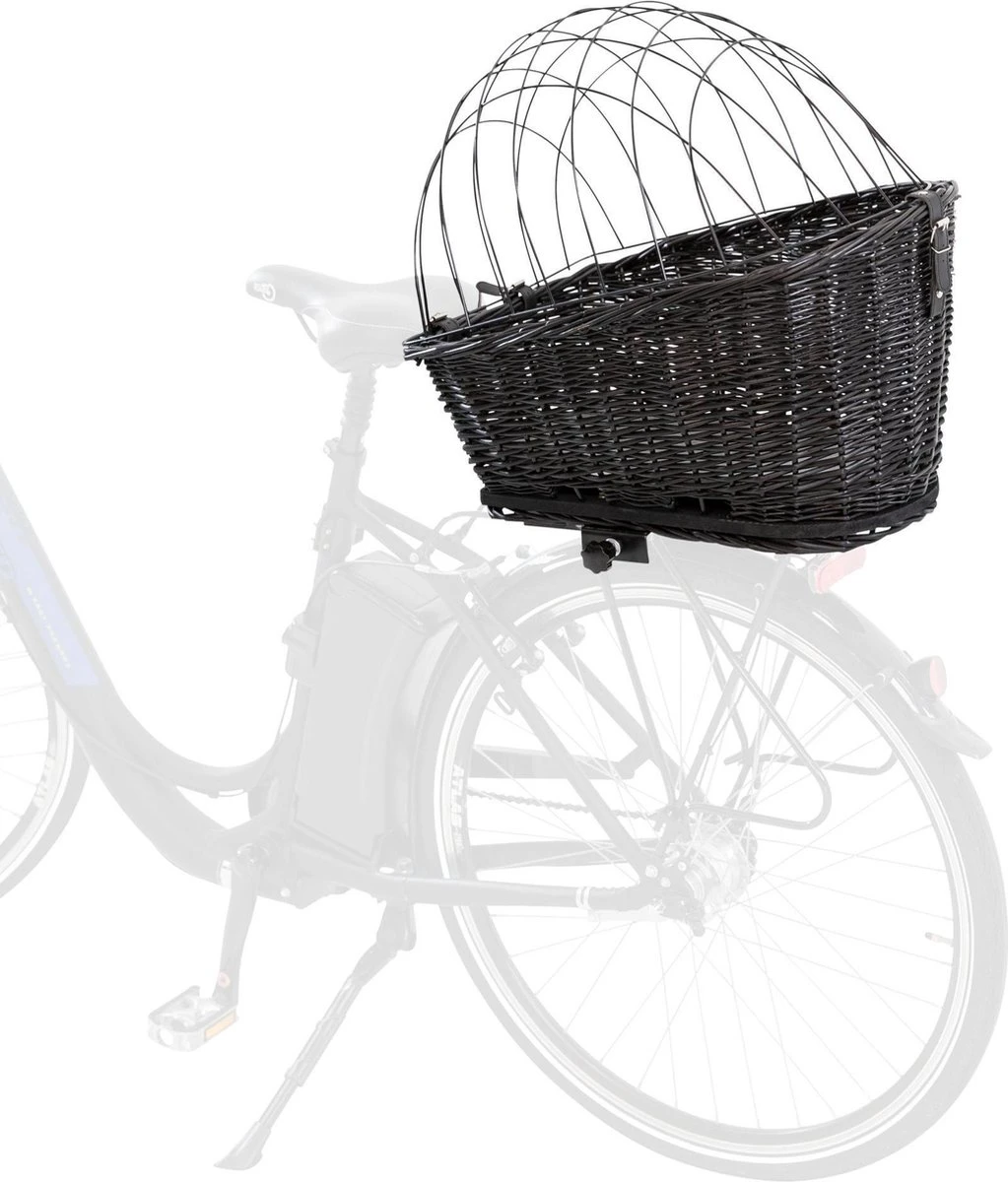 Trixie Fietsmand - Voor Bagagedrager -n35x49x55 Cm - Zwart 20 Trixie Fietsmand - Voor Bagagedrager -n35x49x55 Cm - Zwart - Afbeelding 20