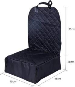 Merkloos 2 In 1 - Dieren Autostoel Hoes - Inclusief Veiligheidsgordel - Honden Auto Reisstoel - Enkele Dieren Autostoel Beschermer - Geschikt Voor Kleine Tot Middelgrote Huisdieren - Waterdicht - Draagbaar - Opvouwbaar - Zwart -Dieren Product Winkel 1024x1200 1