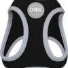DDOXX Borstharnas Air Mesh, Step-In, Reflecterend | Vele Kleuren | Voor Kleine, Middelgrote En Middelgrote Honden | Hondenharnas Hond Kat Puppy | Kattenharnas Puppy Harnas | Zwart, M