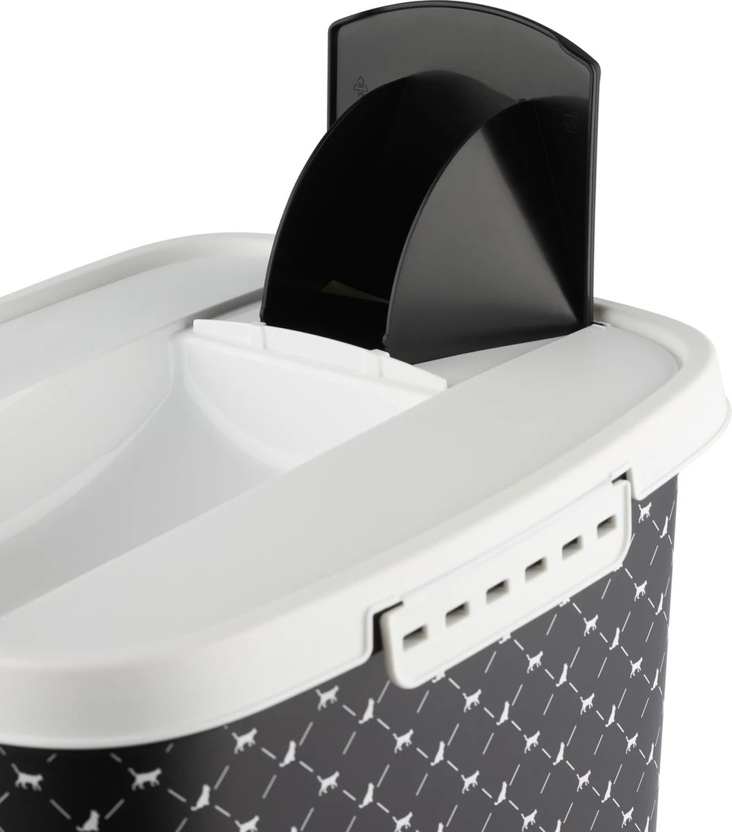 Rotho Voedselcontainer CODY - Voeropslag - 50l - Zwart 9 Rotho Voedselcontainer CODY - Voeropslag - 50l - Zwart - Afbeelding 9