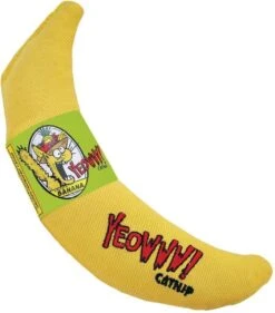 Yeowww! Chicata Banana - Speeltje Voor Katten Met Kattenkruid - De Meest Krachtige Catnip Ter Wereld – Onweerstaanbaar – Katoen – 17.7 Cm - Geel -Dieren Product Winkel 1056x1200 2