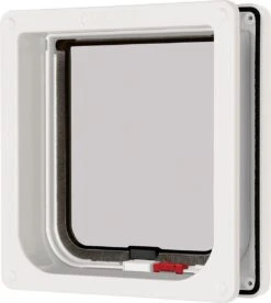 Cat Mate Kattenluik 234 Met Tweewegsluiting - Wit - 19,2 X 20cm -Dieren Product Winkel 1075x1200 1
