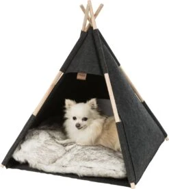 TRIXIE Huisdierengrot Tipi 55x65x55 Cm Vilt -Dieren Product Winkel 1075x1200 3