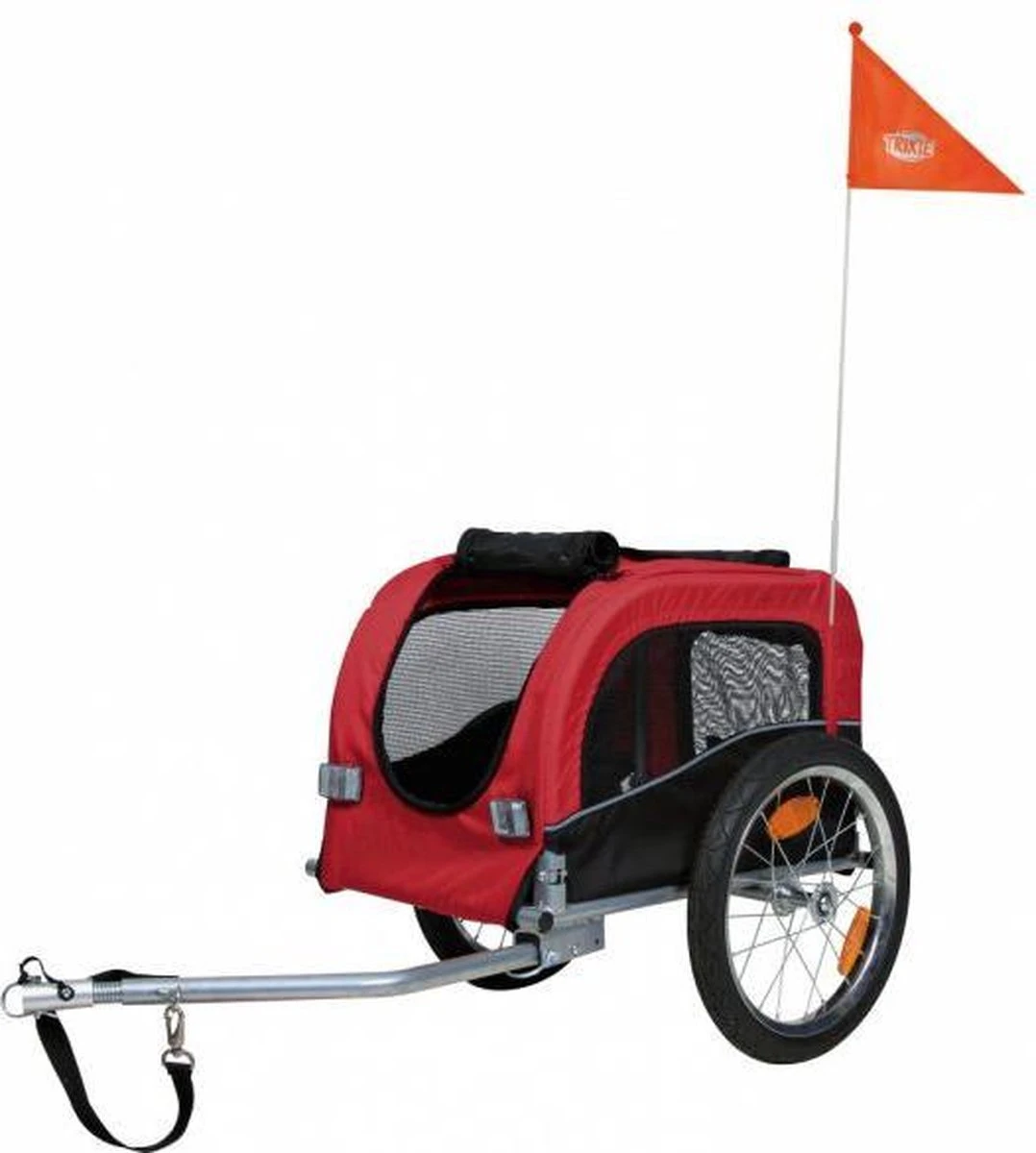 Trixie Hondenfietskar Zwart / Rood - 75X63X68 CM 15 Trixie Hondenfietskar Zwart / Rood - 75X63X68 CM - Afbeelding 15