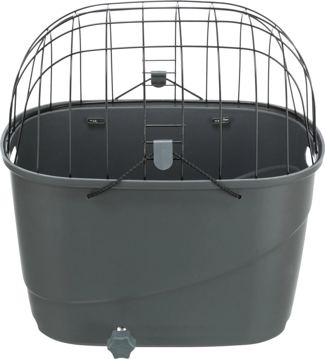 Trixie Fietsmand Voor Bagagedrager Met Draadkoepel Kunststof Grijs (46X36X47 CM) 14 Trixie Fietsmand Voor Bagagedrager Met Draadkoepel Kunststof Grijs (46X36X47 CM) - Afbeelding 14