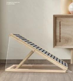 Nixnix - Honden Trap - Honden Ladder - Loopplank - Huisdiertrap - Grijs - Inklapbaar - Verstelbaar- Trap - Hond - Kat -Dieren Product Winkel 1087x1200