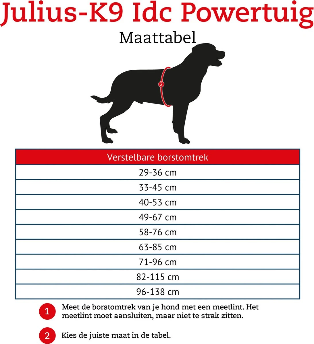 Julius K9 Julius-K9 IDC®Powertuig, L - Maat 1, Zwart 9 Julius K9 Julius-K9 IDC®Powertuig, L - Maat 1, Zwart - Afbeelding 9