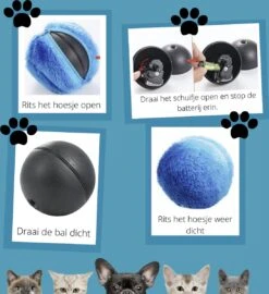 Merkloos Magic Roller Ball – Honden Speelgoed – Kattenspeeltjes - Honden Speeltjes - Kattenspeelgoed - INCLUSIEF BATTERIJ -Dieren Product Winkel 1096x1200 6