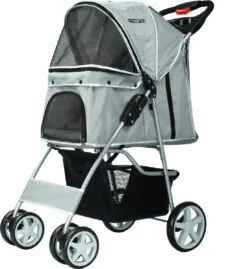 Cabino Inklapbare Hondenbuggy - Grijs