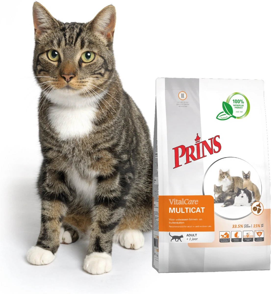 Prins VitalCare Multicat 4 Kg - Kat 4 Prins VitalCare Multicat 4 Kg - Kat - Afbeelding 4