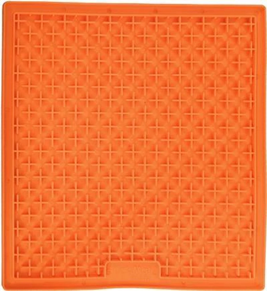 Lickimat Buddy - Voermat - Slow Feeder - 20 Cm - Oranje 2 Lickimat Buddy - Voermat - Slow Feeder - 20 Cm - Oranje - Afbeelding 2