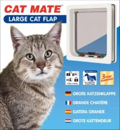 Cat Mate Kattendeur Groot Met Vierwegsluiting En Extra Vergrendeling - Wit 8 Cat Mate Kattendeur Groot Met Vierwegsluiting En Extra Vergrendeling - Wit -Dieren Product Winkel 1110x1200 2