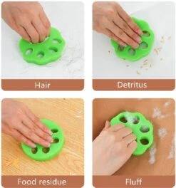 Merkloos Wasmachine Herbruikbare Haarverwijderaar - Huisdierhaar Verwijderaar - Anti Haren - Accessoires Wasmachine - Groen - 1 Stuks -Dieren Product Winkel 1121x1200 4