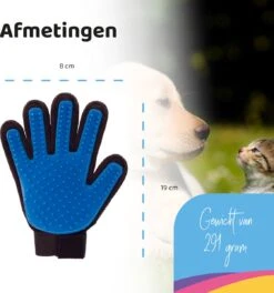 YUNICS® Dieren Handschoen - Haarverwijderaar Voor Huisdieren - Kattenborstel - Hondenborstel - Hondenkam - Kattenhaarverwijderaar - Blauw -Dieren Product Winkel 1121x1200 5
