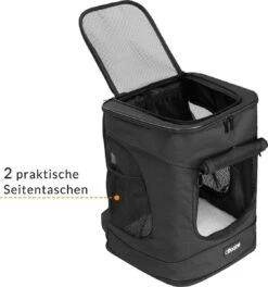 Cadoca Hondenrugzak - Tot 12kg Draagcomfort Verstelbaar - Zwart 32 Cadoca Hondenrugzak - Tot 12kg Draagcomfort Verstelbaar - Zwart -Dieren Product Winkel 1122x1200 8
