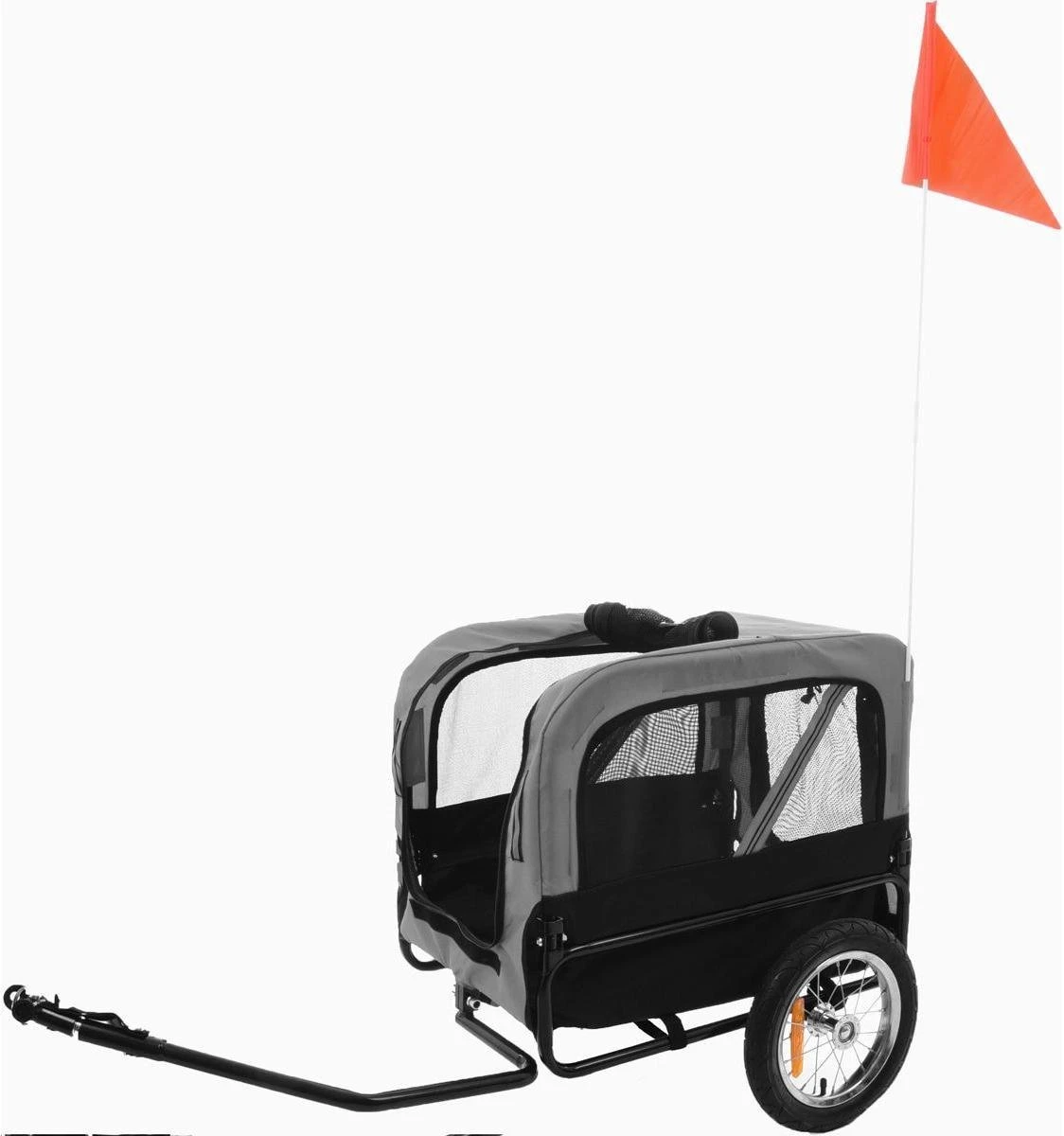 Flamingo - Hondenfietskar Doggy Liner Romero - Zwart - 60 X 43 X 51 Cm 2 Flamingo - Hondenfietskar Doggy Liner Romero - Zwart - 60 X 43 X 51 Cm - Afbeelding 2