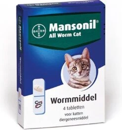 Mansonil All Worm Cat Ontworming - Kat - 4 Tabletten 17 Mansonil All Worm Cat Ontworming - Kat - 4 Tabletten -Dieren Product Winkel 1127x1200 1