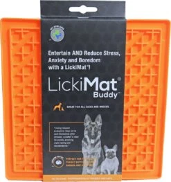 Lickimat Buddy - Voermat - Slow Feeder - 20 Cm - Oranje 13 Lickimat Buddy - Voermat - Slow Feeder - 20 Cm - Oranje -Dieren Product Winkel 1127x1200 11