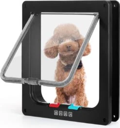 Nobleza Kattenluik Met Tunnel - 4 Vergrendelingsstanden - Weerbestendig - Binnen En Buiten - 28.5 X 25 Cm - Maat XL - Zwart -Dieren Product Winkel 1127x1200 3