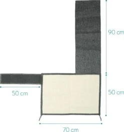 Navaris Katten Krabmat - Bescherming Van Meubels - Voor Banken En Stoelen - Krabbescherming - Voor De Linkerkant - Donkergrijs -Dieren Product Winkel 1127x1200 4