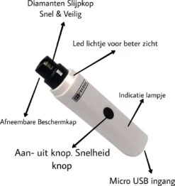 By Fredge® Elektrische Nagelvijl Voor Huisdieren - Nagel Trimmer Hond, Kat En Konijn - Nagelvijl Huisdieren - Nagel Vijl Kat - 100% Veilig - USB Oplaadbaar - Lage Vibratie En Geluid - Draadloos - Wit 12 By Fredge® Elektrische Nagelvijl Voor Huisdieren - Nagel Trimmer Hond, Kat En Konijn - Nagelvijl Huisdieren - Nagel Vijl Kat - 100% Veilig - USB Oplaadbaar - Lage Vibratie En Geluid - Draadloos - Wit -Dieren Product Winkel 1130x1200 4