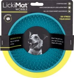 Lickimat - Wobble - Likmat Voor Vers Vlees - Turquoise