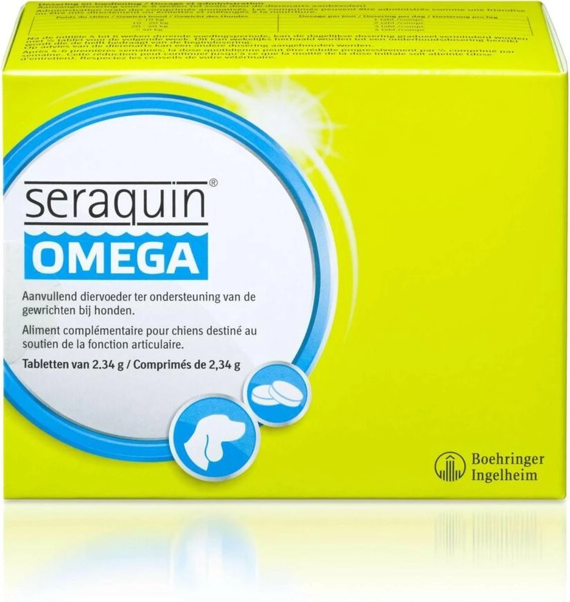 Seraquin Gewricht Supplement Seraquin Omega Hond - 6 X 10 Tabl à 2,34 G 1 Seraquin Gewricht Supplement Seraquin Omega Hond - 6 X 10 Tabl à 2,34 G