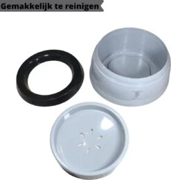 ST Products - Hond - Kat - Drinkbak Hond - Hondenbak - Waterbak - Drinkbak - Onderweg - Huisdier - Verminderd Slobberen - Anti Knoei - Water Bowl - Grijs -Dieren Product Winkel 1139x1200 10