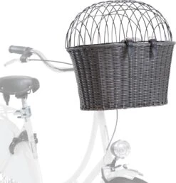 Trixie Stuur Fietsmand Met Draadkap Antraciet - 44X41X34 CM -Dieren Product Winkel 1147x1200 6