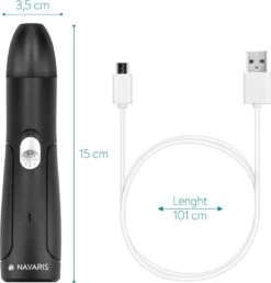 Navaris Elektrische Nagelvijl Voor Huisdieren - Met Diamanten Vijlkop - Voor Honden, Katten En Konijnen - Ook Voor Vogelsnavels - Draadloos -Dieren Product Winkel 1149x1200 6