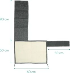 Navaris Katten Krabmat - Bescherming Van Meubels - Voor Banken En Stoelen - Krabbescherming - Rechtsdraaiend -Dieren Product Winkel 1150x1200 4