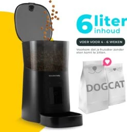 GoldenPaws Automatische Voerbak - Kat En Hond - Zwart - Met Verstelbare Camera - Voerautomaat Met Smartphone Besturing - Voerinhoud 6 Liter -Dieren Product Winkel 1151x1200 14