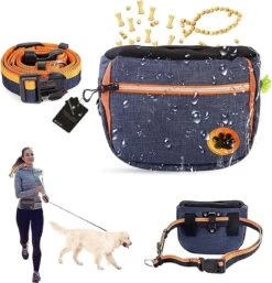 BOTC Hondentraining Traktatietas - Hondensnacktas - Hondensnacktas - Traktatiehouder Opslag Hondentrainingstas - Zwart