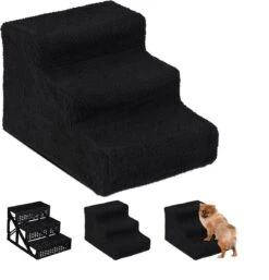 Relaxdays Hondentrap 3 Treden - Trapje Voor Honden - Opstapje Hond - Binnen - Hondentrapje - Zwart -Dieren Product Winkel 1154x1200 17
