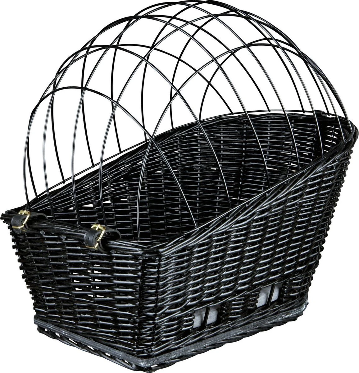 Trixie Fietsmand - Voor Bagagedrager -n35x49x55 Cm - Zwart 1 Trixie Fietsmand - Voor Bagagedrager -n35x49x55 Cm - Zwart