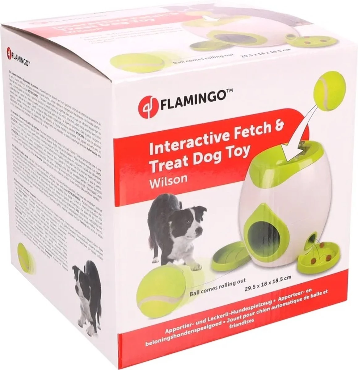 Flamingo - Hondenspeelgoed Wilson Interactive - Groen - 29.5 X 18 X 18 Cm 9 Flamingo - Hondenspeelgoed Wilson Interactive - Groen - 29.5 X 18 X 18 Cm - Afbeelding 9