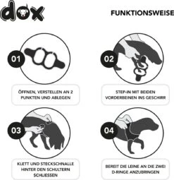 DDOXX Borstharnas Air Mesh, Step-In, Reflecterend | Vele Kleuren | Voor Kleine, Middelgrote En Middelgrote Honden | Hondenharnas Hond Kat Puppy | Kattenharnas Puppy Harnas | Zwart, M -Dieren Product Winkel 1161x1200 9