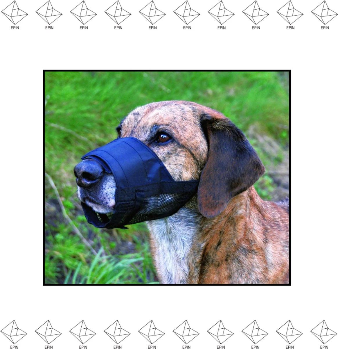 Merkloos EPIN | Muilkorf | Muilband | Goed Ventilerend Gaas | In 3 Maten | S | 12cm - 15cm 2 Merkloos EPIN | Muilkorf | Muilband | Goed Ventilerend Gaas | In 3 Maten | S | 12cm - 15cm - Afbeelding 2