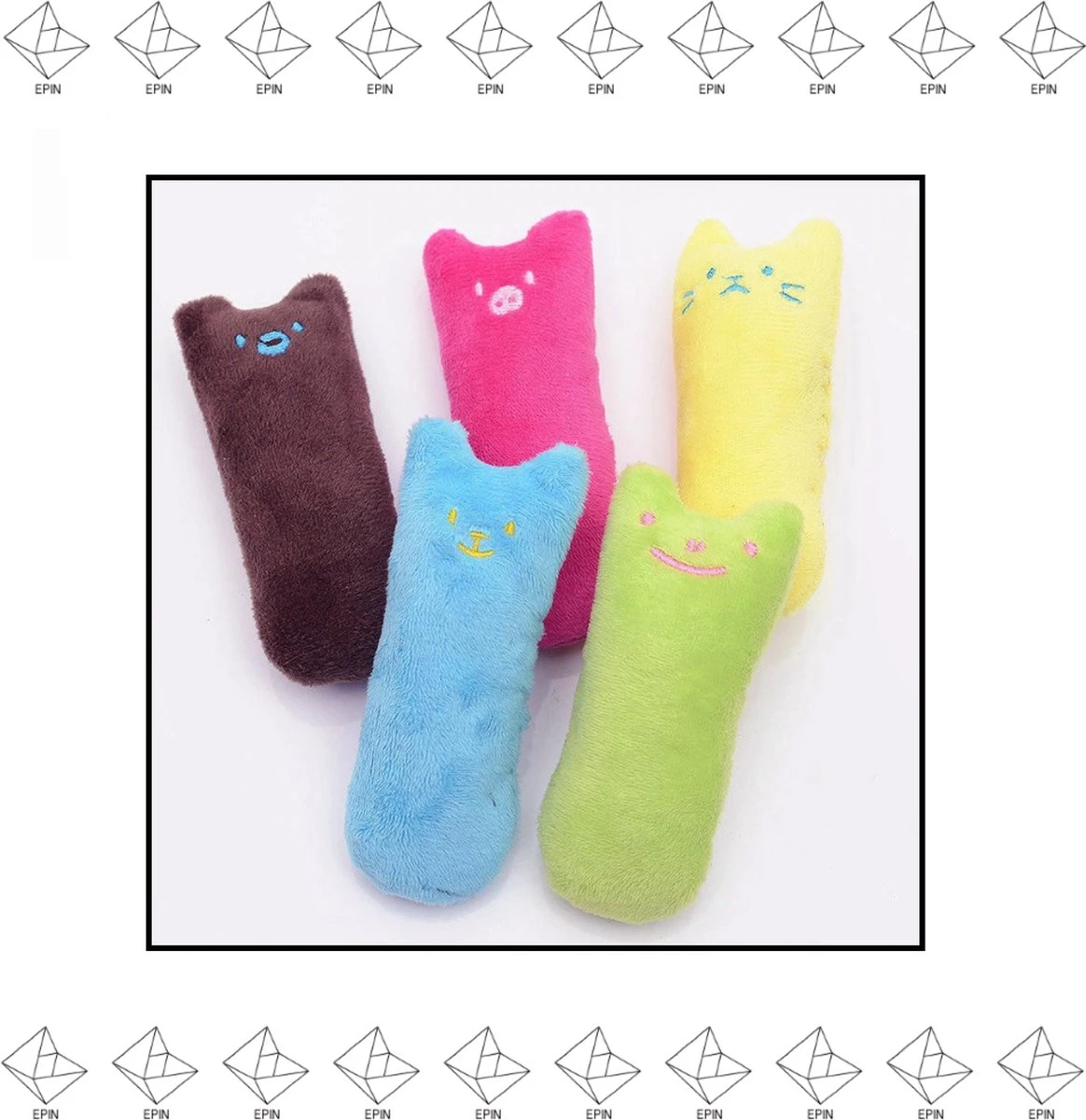 Merkloos EPIN | Kattenkruid Knuffeldier | Katten Speelgoed | Catnip | Kattenspeelgoed | BLAUW 3 Merkloos EPIN | Kattenkruid Knuffeldier | Katten Speelgoed | Catnip | Kattenspeelgoed | BLAUW - Afbeelding 3