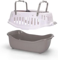 Nobleza 41WSJ - Reisbench - Reismand - Transportbox - 58 X 40 X 42.5 Cm - Grijs -Dieren Product Winkel 1169x1200 14